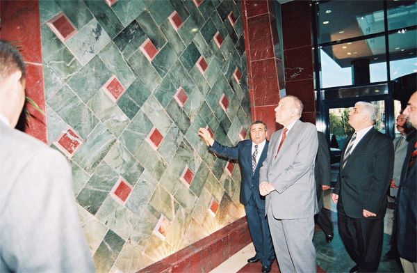 Speech of President of the Azerbaijan Republic, Heydar Aliyev, at the commencement meeting of ‎the "ISR Plaza" hotel in Baku - 7 September, 1998 ‎