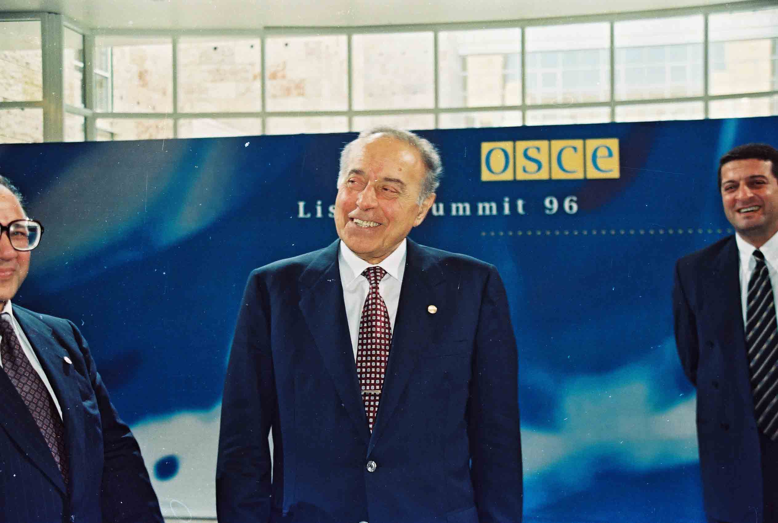 Речь Президента ‎Азербайджанской ‎Республики Гейдара ‎Алиева на заключительном ‎заседании Лиссабонского ‎саммита ОБСЕ - 3 декабря ‎‎1996 года‎